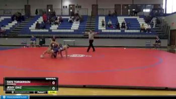 157 lbs Semifinal - Jessy Diaz, Dubuque vs Tate Torgerson, Augsburg