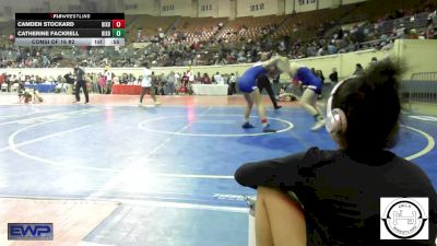 123 lbs Consi Of 16 #2 - Camden Stockard, Bixby JH Girls vs Catherine Fackrell, Bixby JH Girls