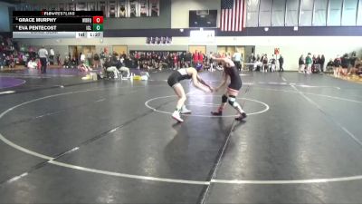 100 lbs Cons. Semi - Eva Pentecost, Iowa City Liberty vs Grace Murphy, Western Dubuque