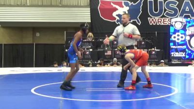 12U Boys - 82 lbs 1st Place Match - Walter Caulum, West Salem Bangor Wrestling vs Chase Gilbert, NOVA Wrestling Club