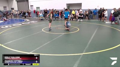 110 lbs Round 1 - Madison Cottrell, Pioneer Grappling Academy vs Molly Sullivan, Marathon Wrestling Club