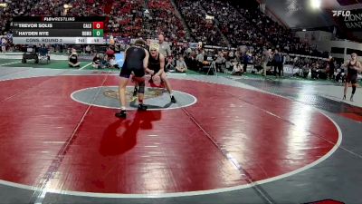6A 157 lbs Cons. Round 3 - Hayden Nye, Rocky Mountain vs Trevor Solis, Caldwell