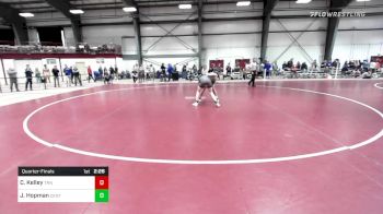 184 lbs Quarterfinal - Cooper Kelley, Trinity vs Justin Hopman, Centenary