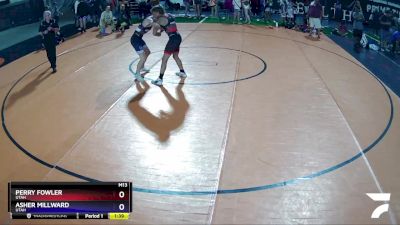 113 lbs Semifinal - Perry Fowler, Utah vs Asher Millward, Utah