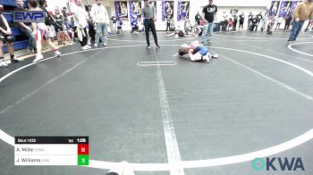 64 lbs Round Of 16 - Ayson Miller, Standfast OKC vs Judah Williams, Lions Wrestling Academy