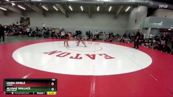 155 lbs 7th Place Match - Ianna Kimble, Lamar vs Alijnae Wallace, Mesa Ridge