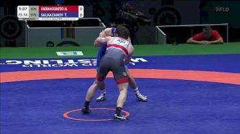 74 kg Semifinal - Magomedkhabib Kadimagomedov, AIN vs Taimuraz Salkazanov, SVK