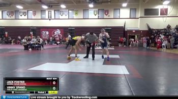 132 lbs Cons. Round 1 - Vinny Spano, Tinley Park (Andrew) vs Jack Foster, Xavier, Cedar Rapids