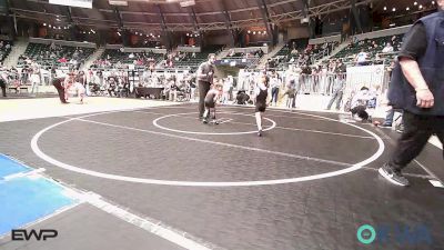 43 lbs Round Of 16 - Tyler Korb, Vinita Kids Wrestling vs Kyson Miller, Wagoner Takedown Club