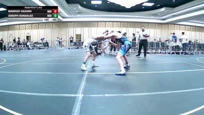 120 lbs Consi Of 32 #1 - Maddox Hazard, High Desert WC vs Joseph Gonzalez, Highland Wrestling (Palmdale)