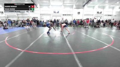 E-139 lbs Consi Of 8 #2 - Kaden Nieman, WV vs Roan Dukes, IL
