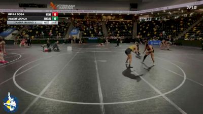 170 lbs Champ. Round 1 - Alexis Zahlit, Maple Park (Kaneland) vs Bella Sosa, West Marshall