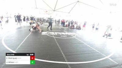 150 lbs Consi Of 16 #1 - Evan Rodriguez, Cathedral Catholic HS vs Jesse Wilson, Yucca Valley