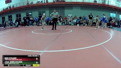 75 lbs Cons. Round 2 - Ben Dygard, Yorktown Wrestling Club vs Cole Bibelhauser, Floyd Wrestling Club