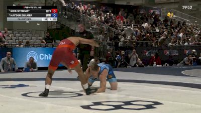 97 kg Quarters - Nick Stemmet, California Regional Training Center (CA RTC) vs Hayden Zillmer, Gopher RTC/ Titan Mercury Wrestling Club