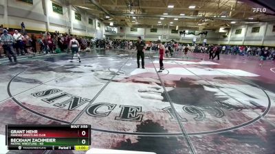 112 lbs Cons. Round 3 - Beckham Zachmeier, MATPAC Wrestling - ND vs Grant Hehr, Mandan Wrestling Club