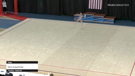 Sara Urgaakhad - Hoop - 2021 Rhythmic Elite Qualifier
