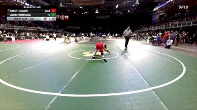 106 lbs Champ. Round 2 - Alex Portugal, Elk Grove vs Grant Dixon, Oakdale
