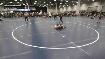 120 lbs Cons. Quarters - Amelia Nidelea-Polanin, ISI Wrestling Club vs Kaylyn Harrill, The Best Wrestler