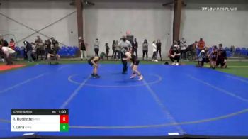 70 lbs Consolation - Reed Burdette, Apex vs Trent Lera, Upper Township