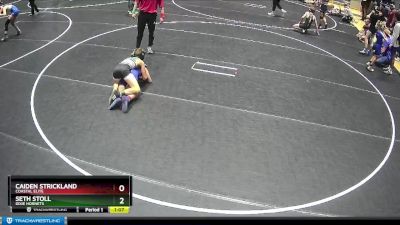 85 lbs Cons. Semi - Seth Stoll, Dixie Hornets vs Caiden Strickland, Coastal Elite