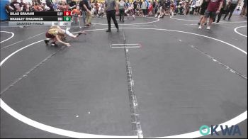 58 lbs Quarterfinal - Silas Graham, Cleveland Take Down Club vs Bradley Shadwick, Berryhill Wrestling Club