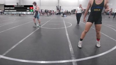 165 lbs Round 3 (6 Team) - Aden Shepard, Outlaws HS vs Grady Kiley, New England Gold