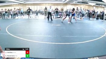 175 lbs Semifinal - Jude Holiday, Rough House WC vs Cayden Nazarians, Pwc