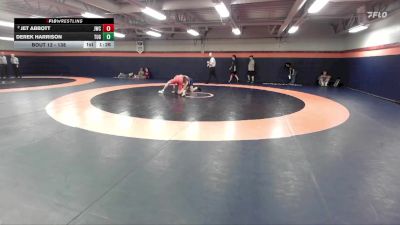 138 lbs Quarterfinal - Derek Harrison, TUG vs Jet Abbott, Juab Wrestling Club