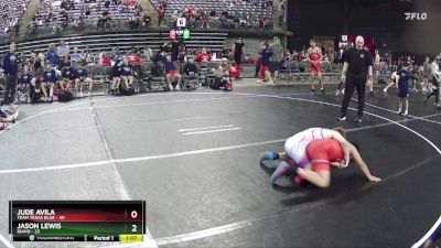 112 lbs Semis & 1st Wrestleback (8 Team) - Jude Avila, Team Texas Blue vs Jason Lewis, Idaho