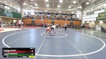 106 lbs Champ. Round 1 - Julian Bigueur, Yucaipa vs Lucus Lucent, Mt. Carmel