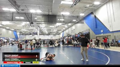 52-56 lbs Round 1 - McCoy Knight, Wasatch Wrestling Club vs Savai`i Powell, Charger Wrestling Club