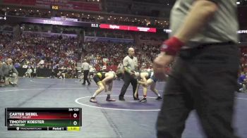 3A-120 lbs Quarterfinal - Timothy Koester, Bettendorf vs Carter Siebel, Pleasant Valley