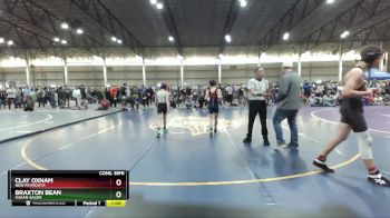 75 lbs Cons. Semi - Braxton Bean, Sugar-Salem vs Clay Oxnam, New Plymouth