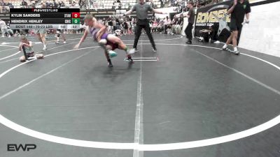 70-73 lbs Rr Rnd 3 - Kylin Sanders, Standfast OKC vs Hendrix Henley, Chickasha Youth Wrestling
