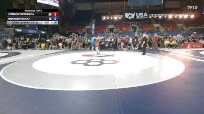 138 lbs Cons. Sub-rd Of 32 - Connor Peterson, MN vs Brayden Mixay, OK