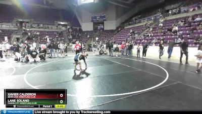 64-68 lbs Round 3 - Xavier Calderon, Bear Cave Wrestling Club vs Lane Solano, Canon City Wrestling Club