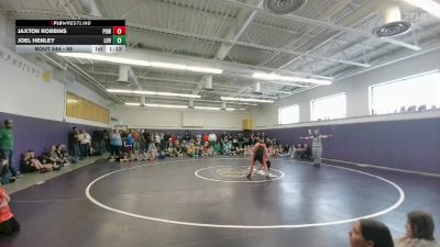 98 lbs Cons. Round 1 - Joel Henley, Lovell Middle School vs Jaxton Robbins, Powell Middle School