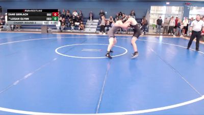 165 lbs Champ. Round 2 - Zane Gerlach, Unattached vs Logan Glynn, Northern Colorado