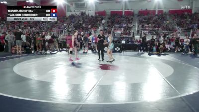 130 lbs Champ. Round 2 - Nevaeh Wilson, Garrett Wrestling Club vs Amelia Poracky, Red Rose Wrestling Club