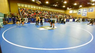 285 lbs Champ. Round 1 - Andru Balladarez, Edison vs Angel Castaneda, San Dimas