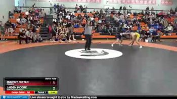 126 lbs Quarterfinal - Jaiden Moore, Benton Community vs Rodney Fetter, Marion