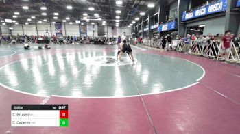 132 lbs Consi Of 32 #2 - Caden Bruseo, NH vs Caleb Caceres, MA