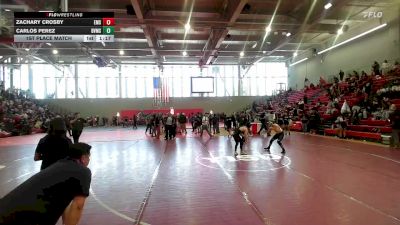 134 lbs 1st Place Match - Zachary Crosby, Eastwood Middle vs Carlos Perez, Del Valle Middle