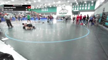 175 lbs Champ. Round 1 - Nathan Peters, West Valley vs Cael Cryer, Moreno Valley