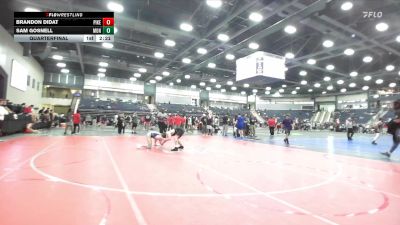 125 lbs Quarterfinal - Sam Gosnell, Montreat College vs Brandon Didat, Pikeville