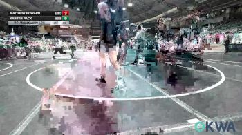 160 lbs 2nd Place - Matthew Howard, Grover Rains Wrestling Club vs Karsyn Pack, Hornet Wrestling Club