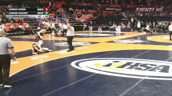 2A 138 lbs Quarterfinal - Adrian Cohen, Deerfield (H.S.) vs Landen Vincent, Geneseo