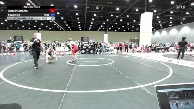 138 lbs Cons. Rd Of 16 - Landen Adams vs Evan Fox, Open Mats