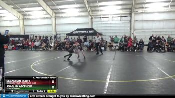 56/60 Quarterfinal - Joaquin Ascencio, Team Donahoe vs Sebastian Scott, Reed City Youth Wrestling Club